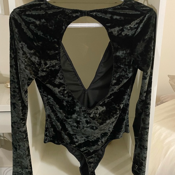 Victoria secret velvet bodysuit - Picture 2 of 3